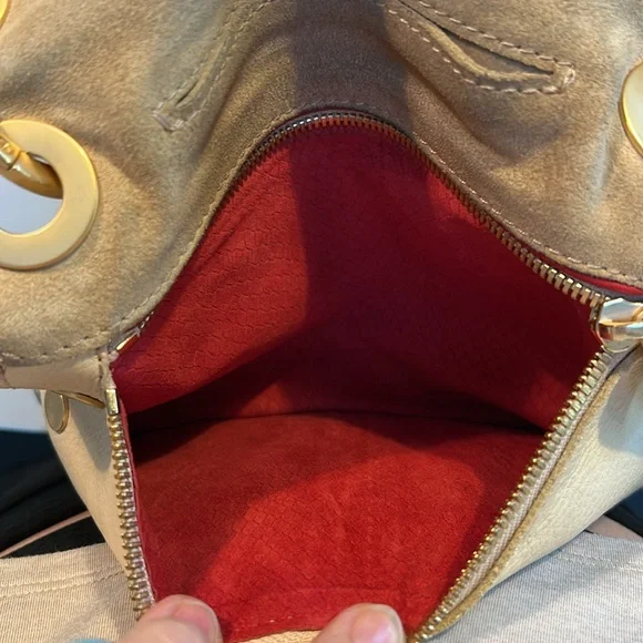 Hammitt VIP medium bag - Cream/Ombre Suede - Picture 8 of 12